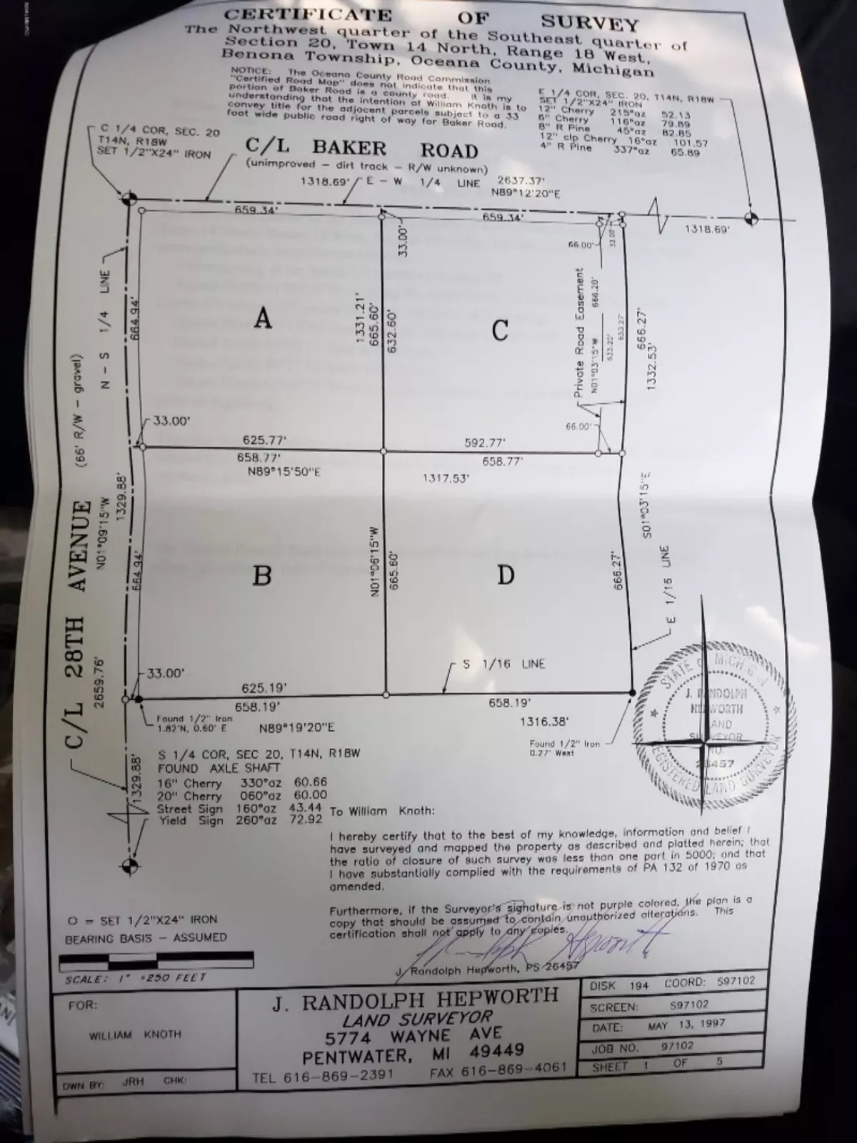 Shelby, MI 49455,Parcel D W Baker Road