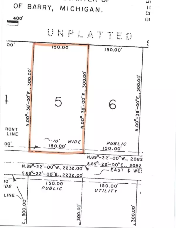 Delton, MI 49046,Parcel 5 Osborne Road