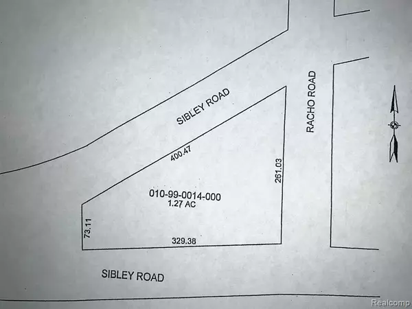 VACANT SIBLEY Road, Riverview, MI 48193