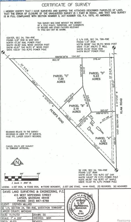 Columbiaville, MI 48421,0 VL Klam Road