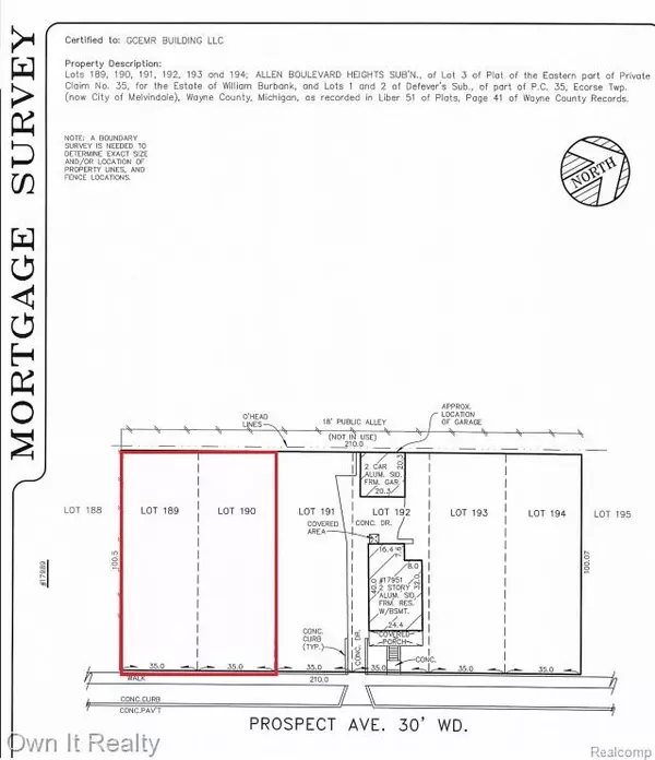 Melvindale, MI,0001 Prospect Street