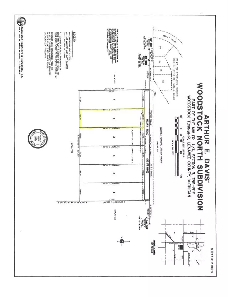 Brooklyn, MI 49230,Lot 2 CEMENT CITY RD #Vicary Rd.