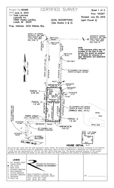 Parcel B Tower Drive, Lowell, MI 49331