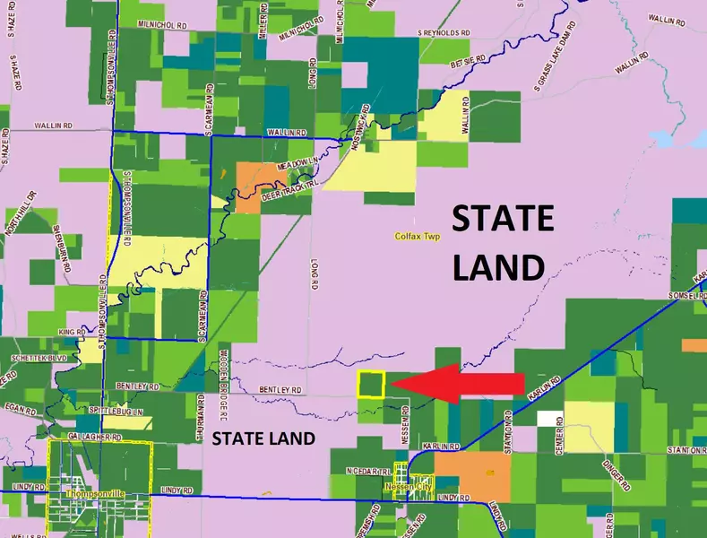17544 Bentley Road, Thompsonville, MI 49683
