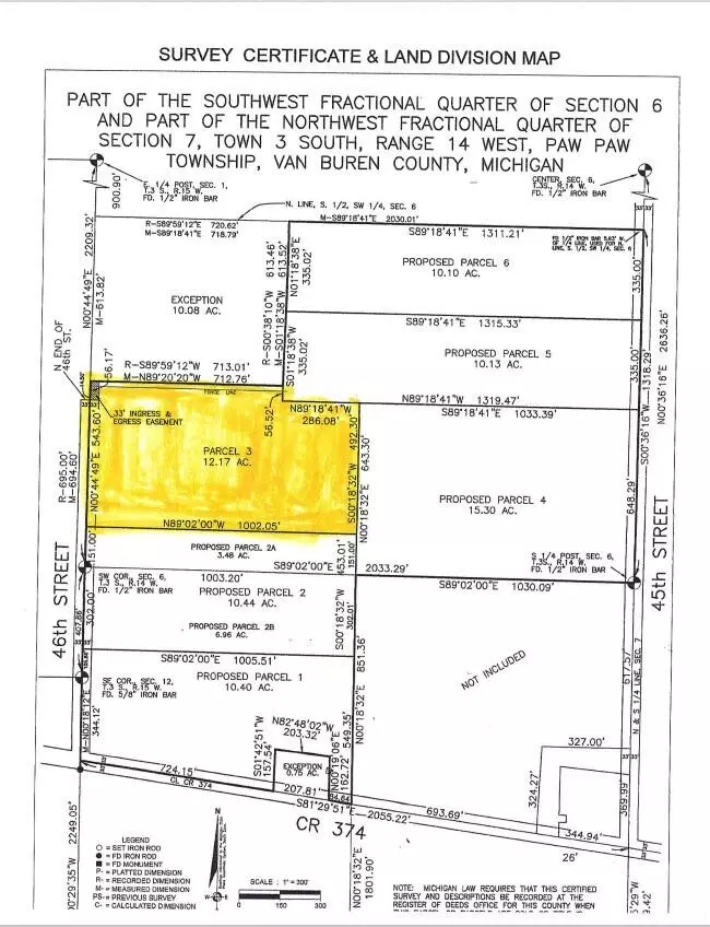 Paw Paw, MI 49079,Parcel 3 cr 374