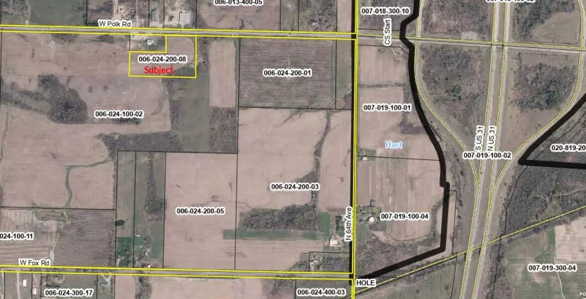 Mears, MI 49436,6 Acres W Polk Road