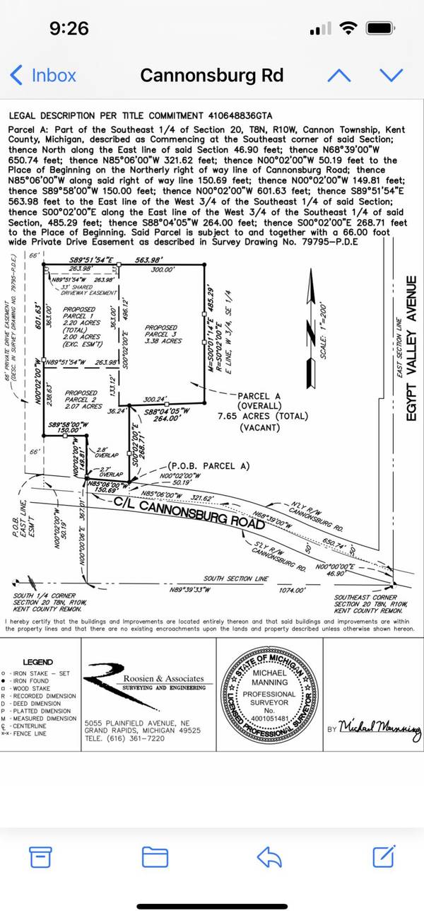 6255 - 2 Cannonsburg NE Road, Belmont, MI 49306