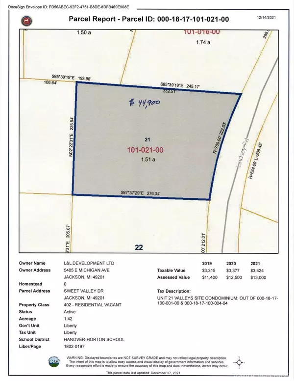 Jackson, MI 49201,0 Lindsey Unit 21 Drive