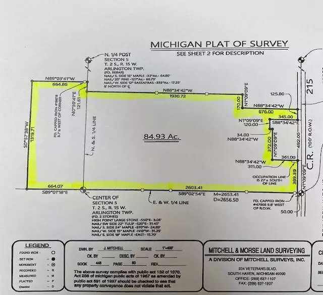 VL County Road 215, Bangor, MI 49013
