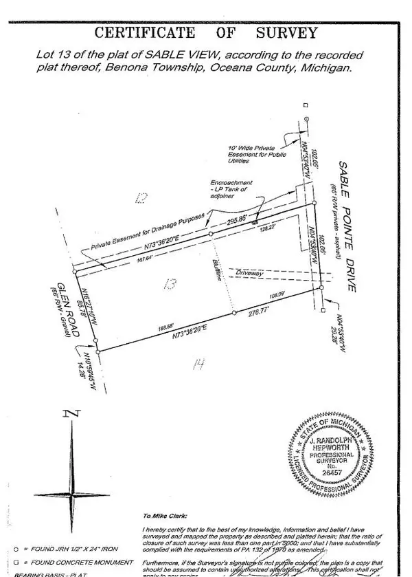 Shelby, MI 49455,Lot 13 Sable Point Drive