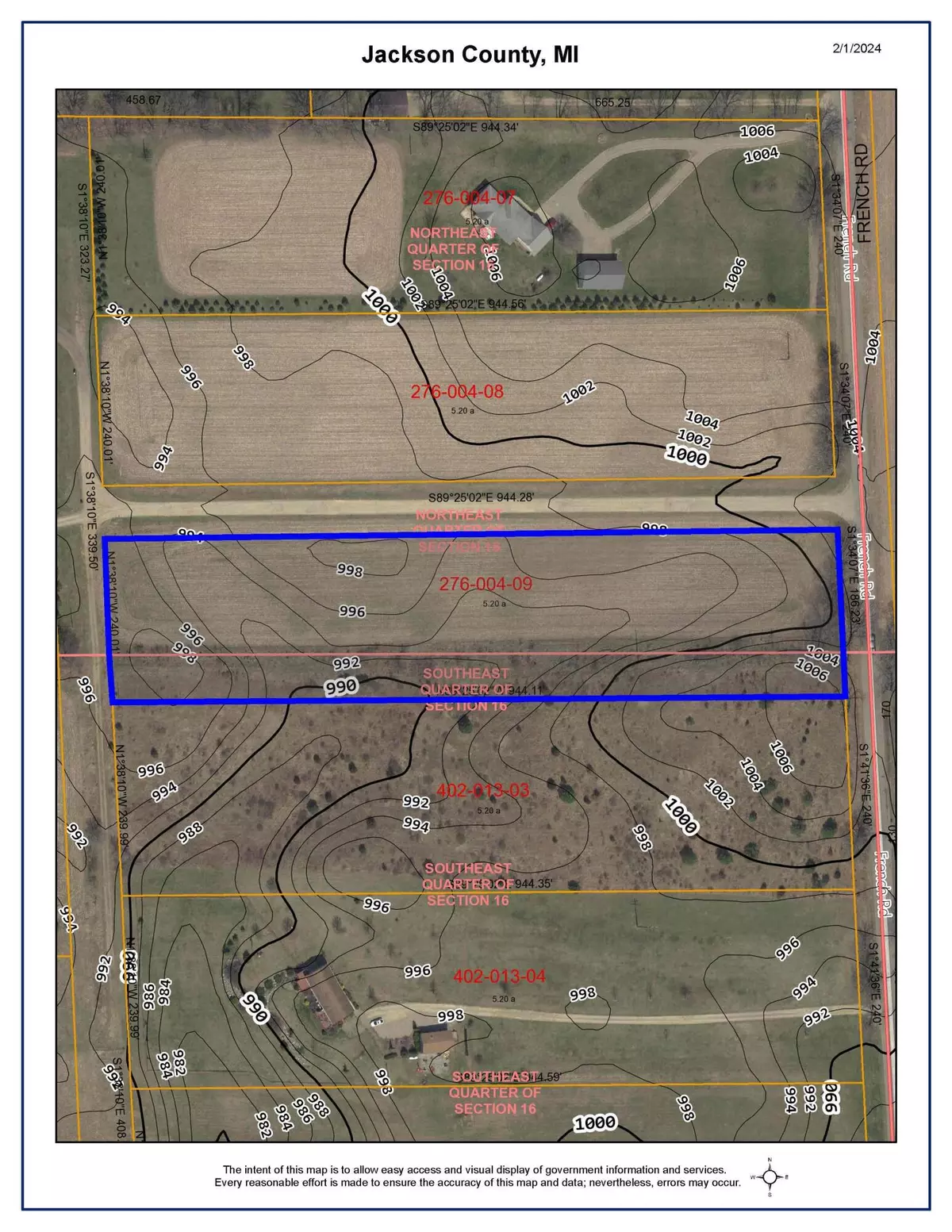 Concord, MI 49237,5.2 AC VL French Road