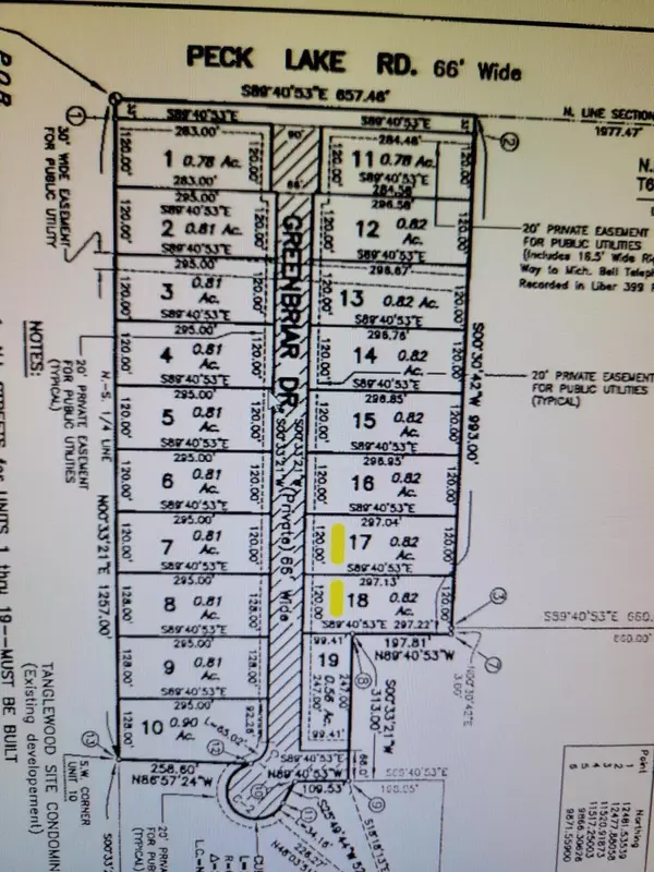 V/L Lot 18 Greenbriar Drive, Lowell, MI 49331