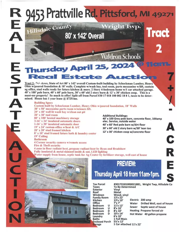 Pittsford, MI 49271,0 Prattville Road