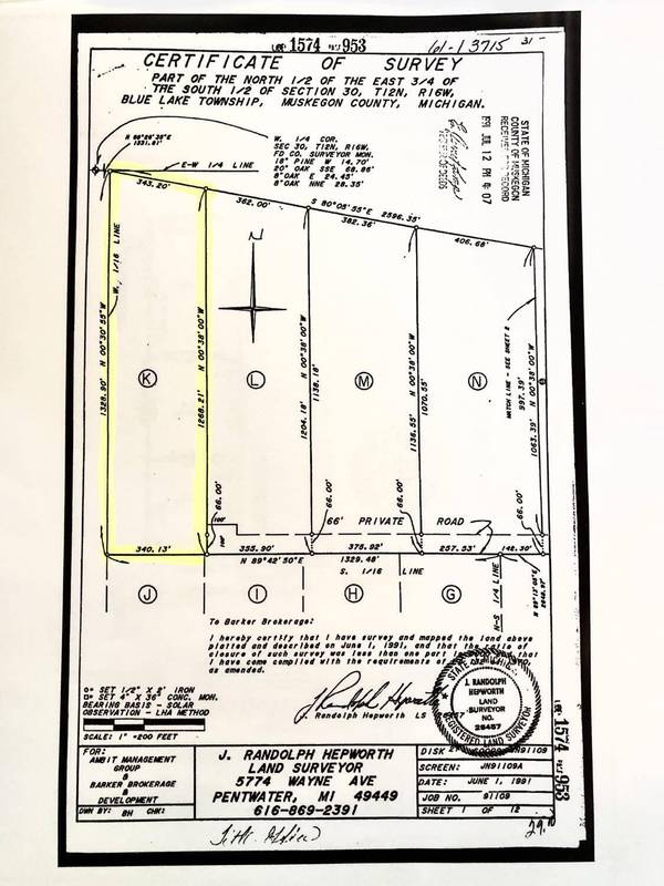 VL Holton Whitehall Road #10.10 Acres, Whitehall, MI 49461