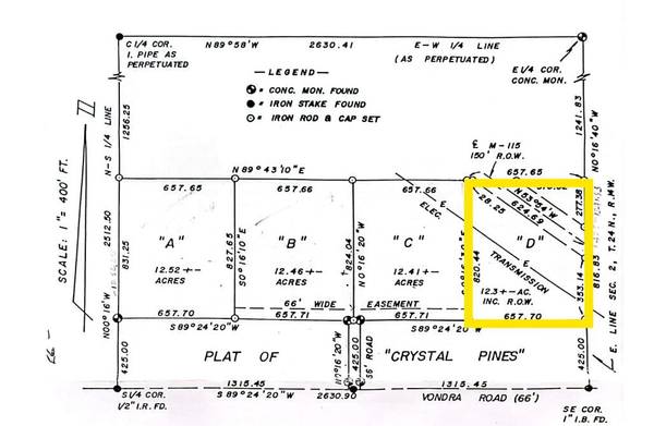 Parcel D VONDRA, Thompsonville, MI 49683