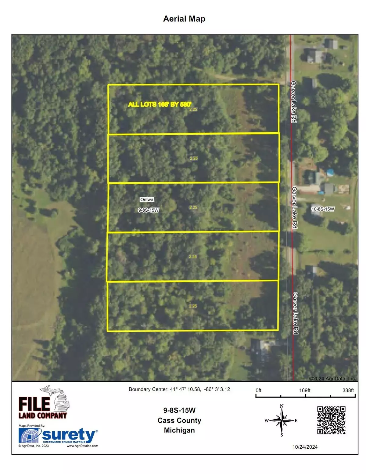 Edwardsburg, MI 49112,Lot 2 Garver Lake Road