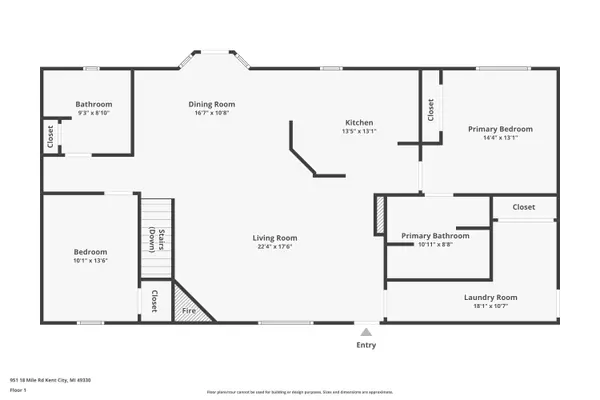 Kent City, MI 49330,951 18 Mile Road