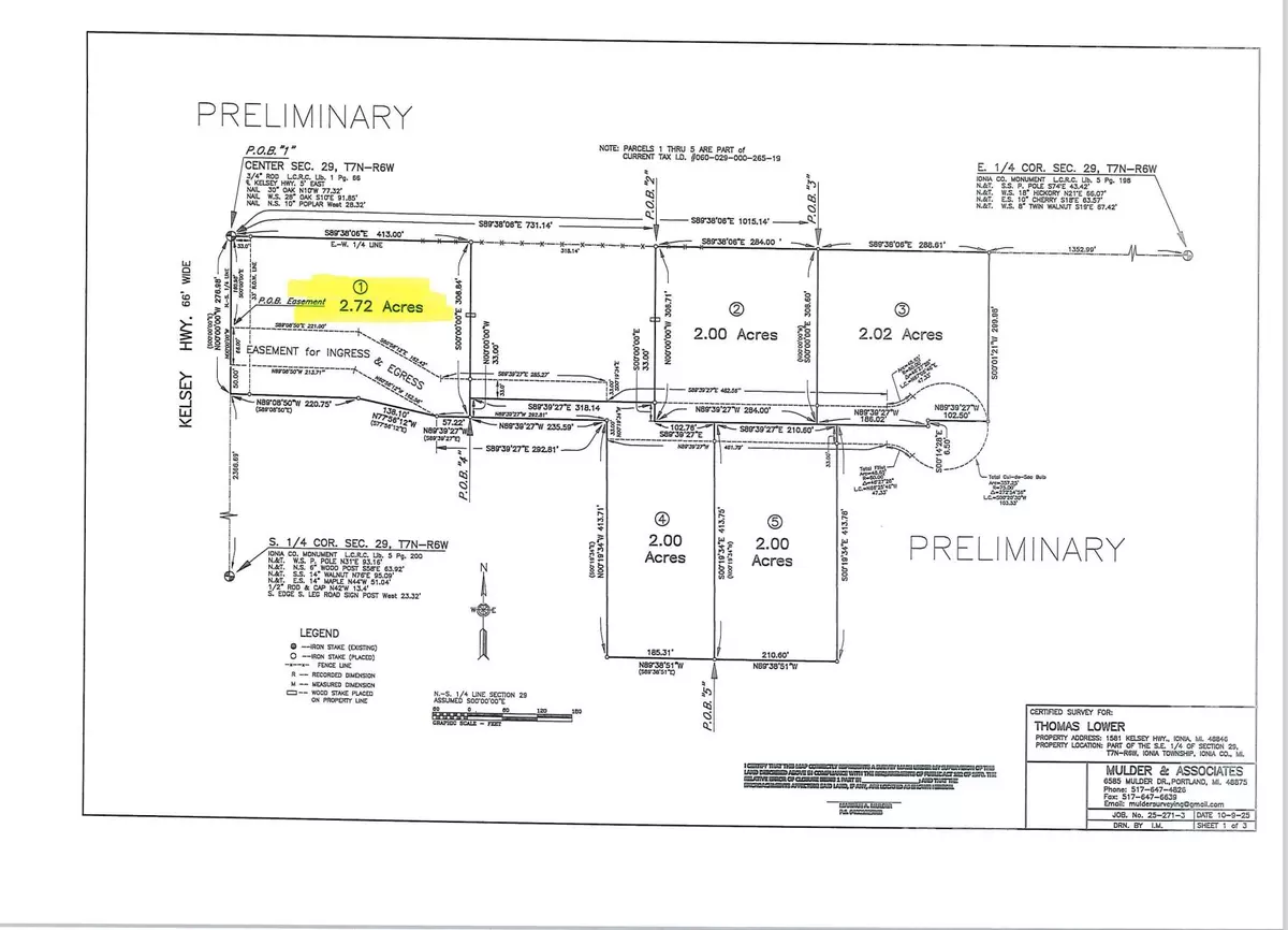 Ionia, MI 48846,Parcel 1 1581 Kelsey Highway