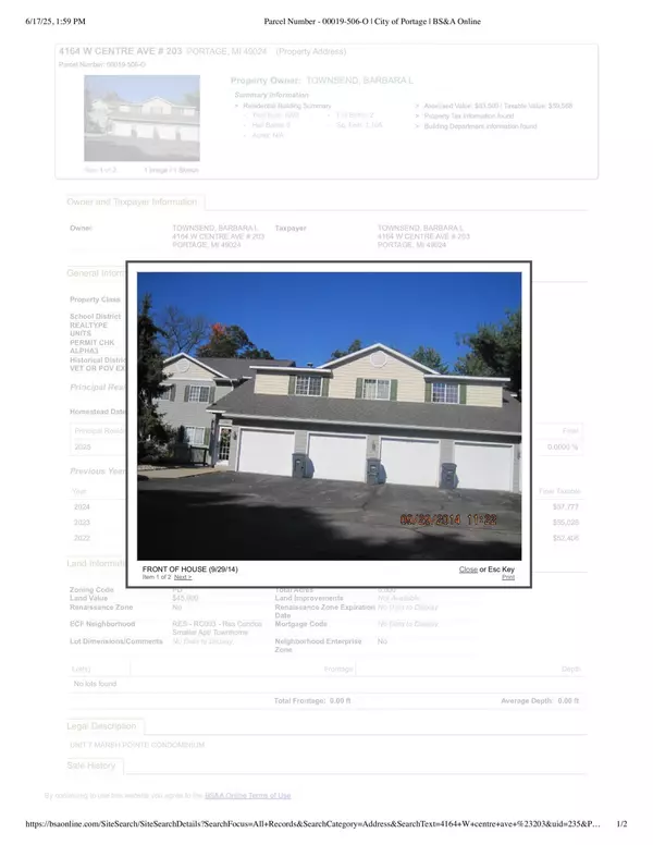 Portage, MI 49024,4164 W Centre Avenue #203