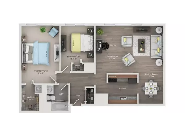 Detroit, MI 48226,555 Brush Street #1615