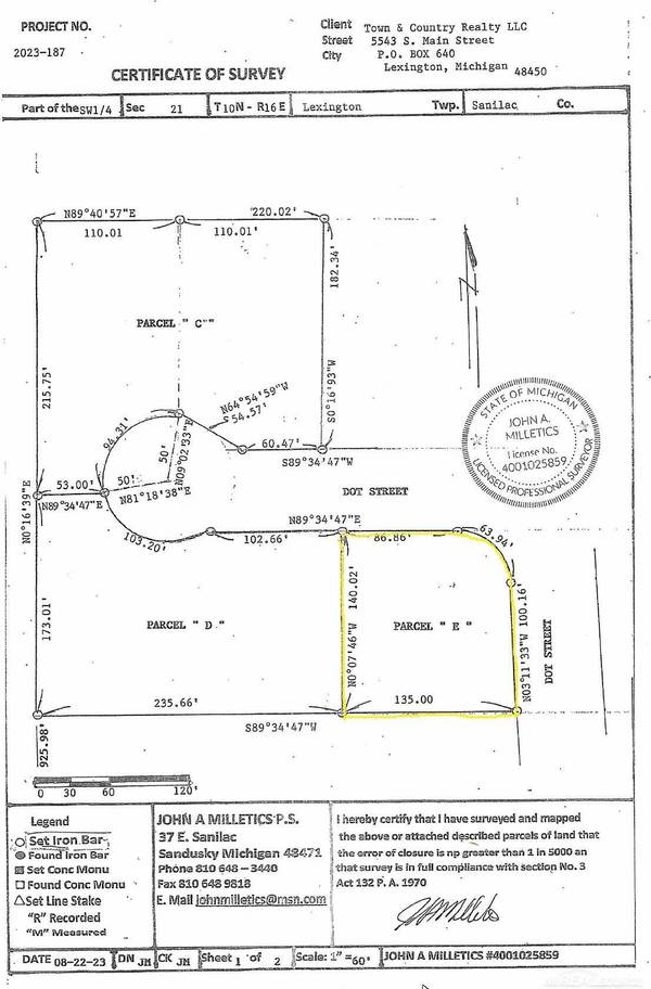 Parcel E Dot Street, Croswell, MI 48422