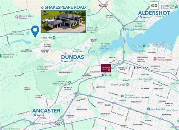 Dundas, ON L9H 7R5,6 Shakespeare Road