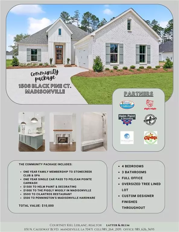 Madisonville, LA 70447,1508 BLACK PINE CT