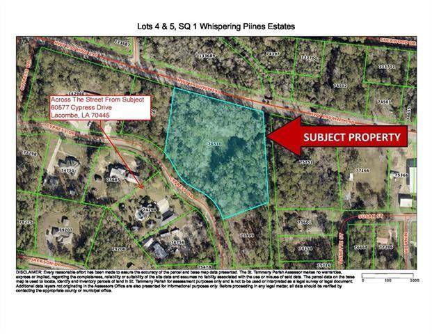 LOT 4 & 5 CYPRESS DR, Lacombe, LA 70445