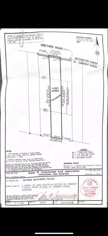 Folsom, LA 70437,87474 VINEYARD RD