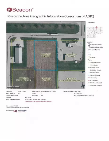 Parcel Nicolaus DR, Wilton, IA 52778