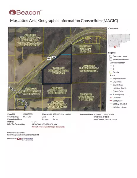 37.3 Acres Highway 61 S HWY, Letts, IA 52754