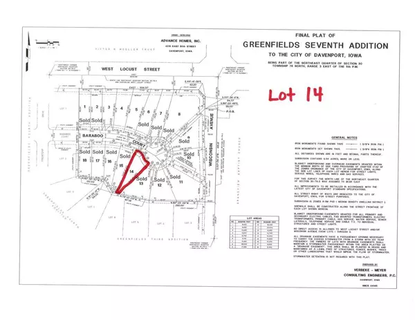 Lot 14 Baraboo CT, Davenport, IA 52804
