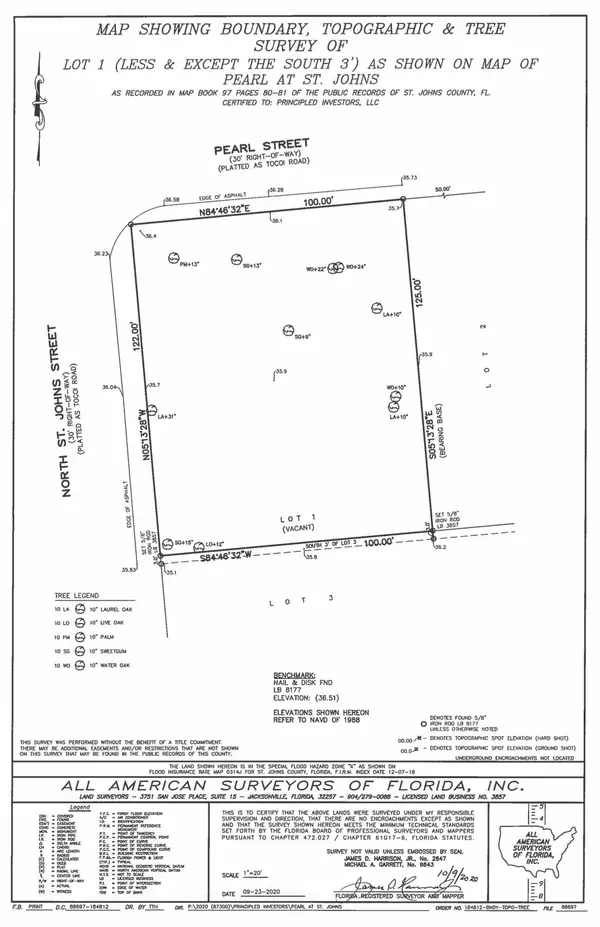 St Augustine, FL 32084,785 PEARL ST #LOT 1