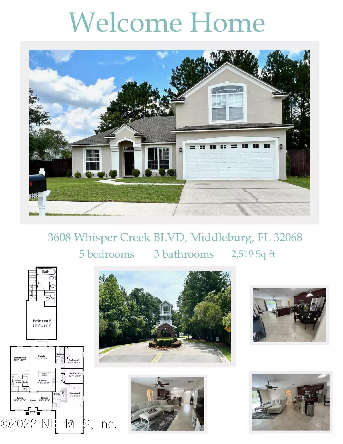 Middleburg, FL 32068,3608 WHISPER CREEK BLVD