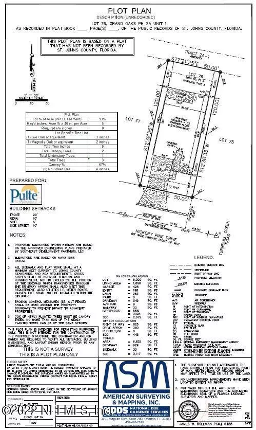 St Augustine, FL 32092,94 HICKORY PINE DR