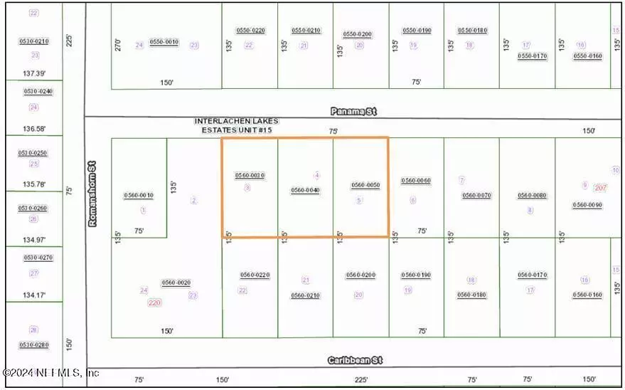 LOT 3, 4, &5 PANAMA ST, Interlachen, FL 32148