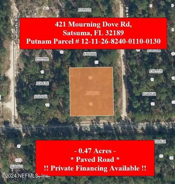 421 MOURNING DOVE RD, Satsuma, FL 32189