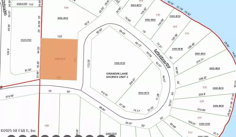 0 LAKE SHORE LOTS 413 414 TER, Interlachen, FL 32148