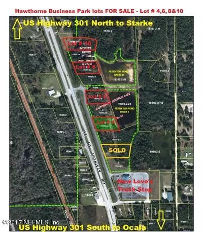 Hawthorne, FL 32640,LOT # 10 SE US HIGHWAY 301