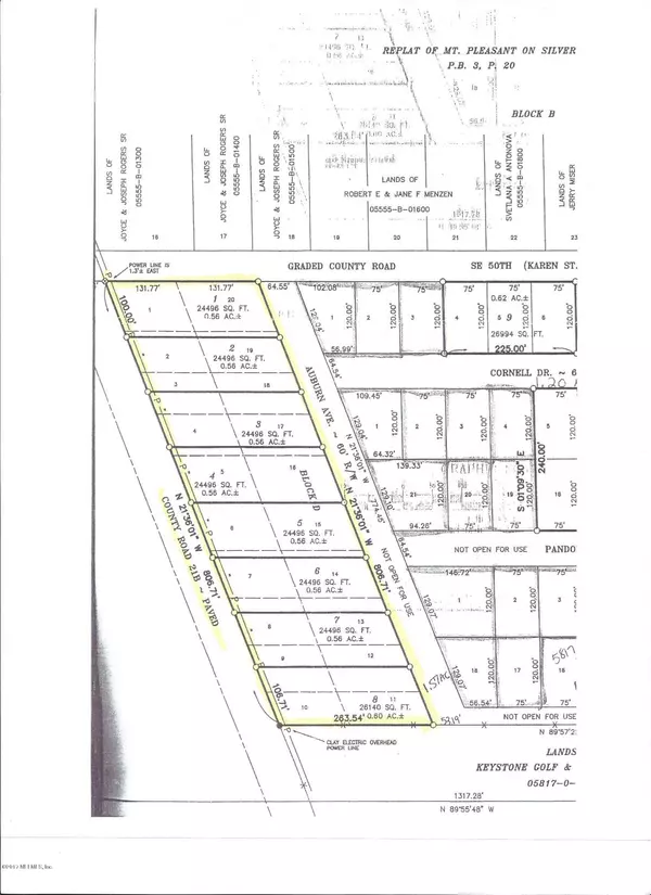 Keystone Heights, FL 32656,LOT # 2 SE 21B /  8TH AVE