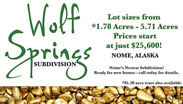 L2 B1 Wolf Springs, Nome, AK 99762