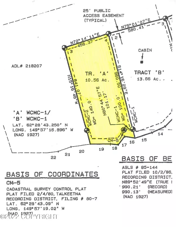 Talkeetna, AK 99676,Tract A No Road