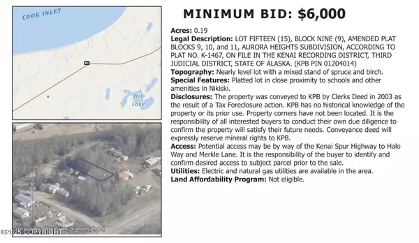 Nikiski/north Kenai, AK 99611,L15 B9 Merkle LN