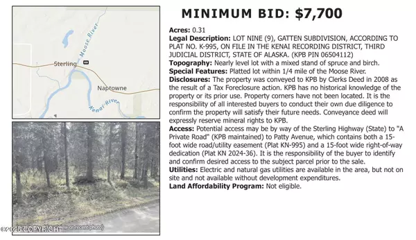 Sterling, AK 99672,L9 Patty AVE