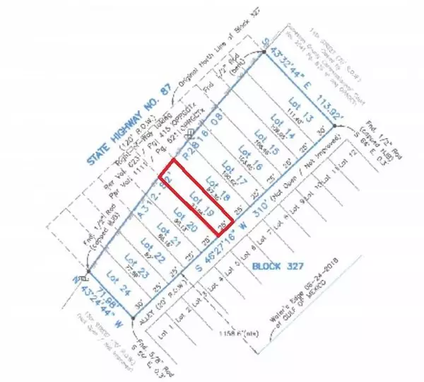 Lot 19 Hwy 87, Port Bolivar, TX 77650