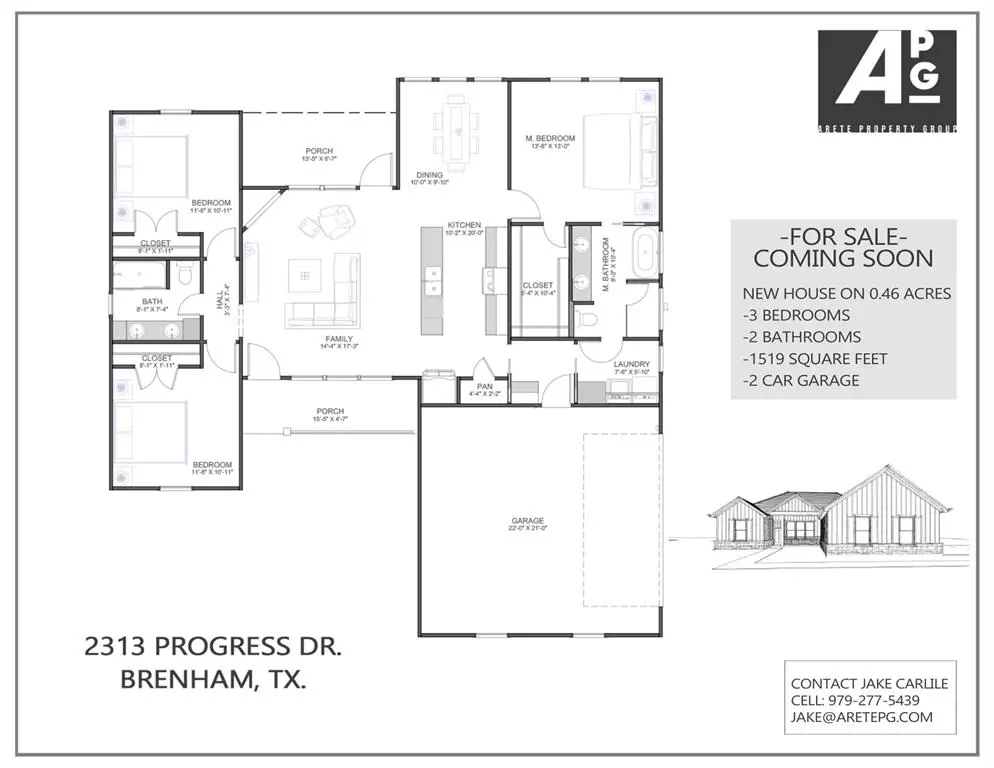 Brenham, TX 77833,2313 Progress DR