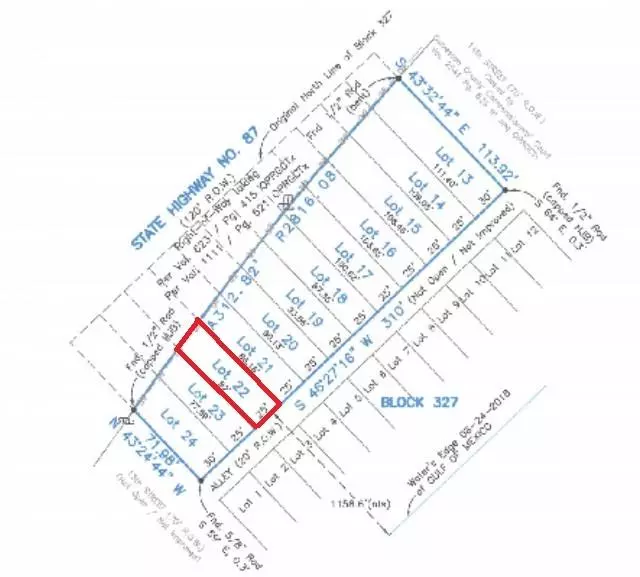 Lot 22 Hwy 87, Port Bolivar, TX 77650