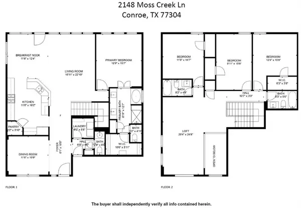 Conroe, TX 77304,2148 Moss Creek LN