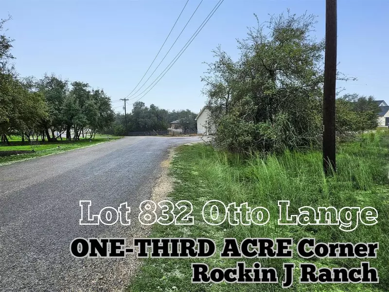 Lot 832 Otto Lange, Blanco, TX 78606