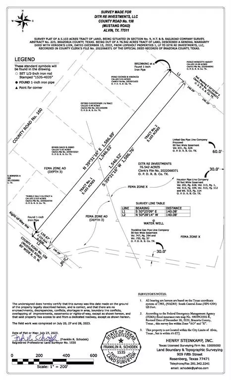 Alvin, TX 77511,001 County Road 158